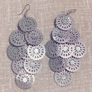 Silver Chandelier Earrings